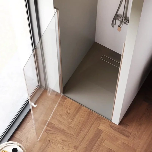 Душевая дверь в нишу Am.Pm Sunny 90 см профиль хром, прозрачные - фото 7