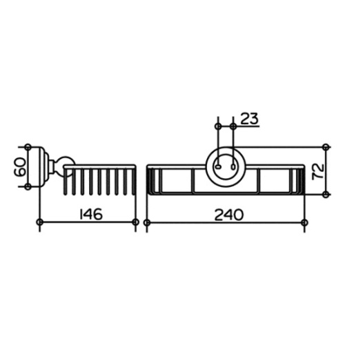 Решётка для ванной Keuco Astor 02158 - фото 2