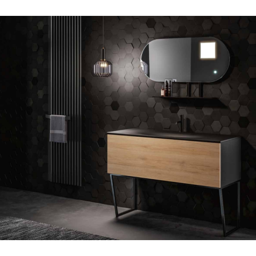 Раковина Kerasan Shape 122 см черная матовая, 120 см - фото 6