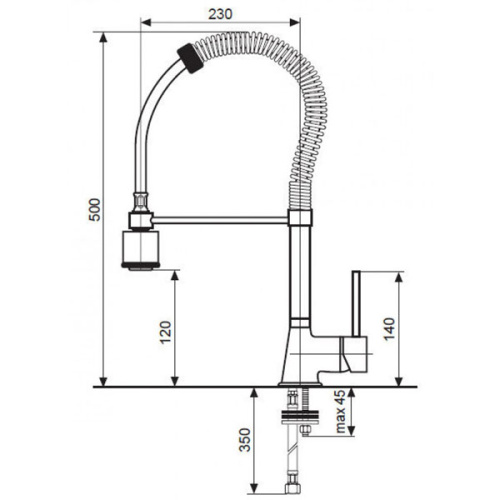 Смеситель для кухни, Emmevi Piper 45010 - фото 2