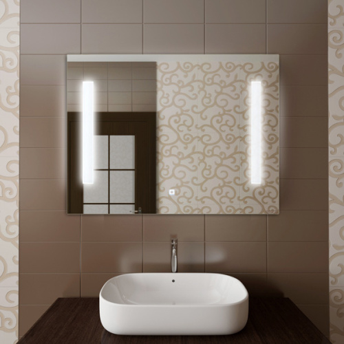 Зеркало с подсветкой Comforty Жасмин 85 см прямоугольное - фото 2