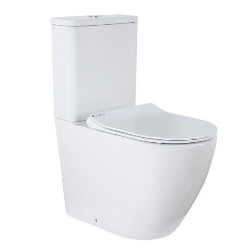 Унитаз компакт Azario Grado безободковый, напольные - фото 2