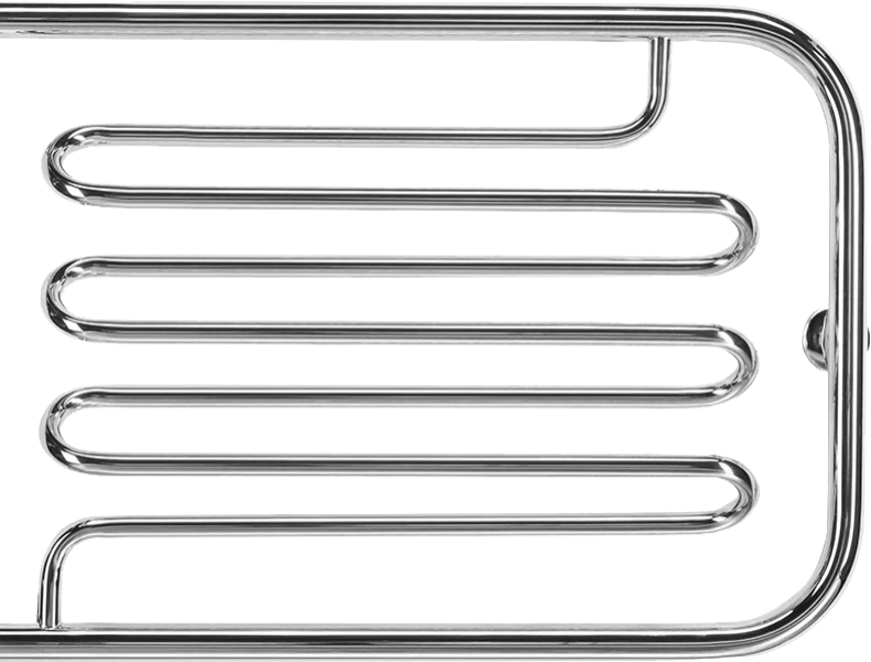Полотенцесушитель водяной Terminus Фокстрот-Лиана 500x700 хром - фото 1