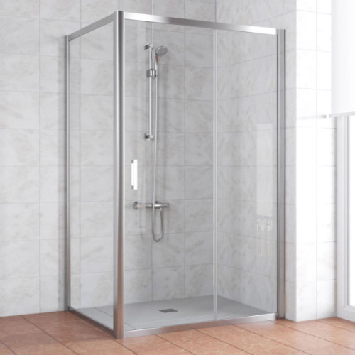 Душевой уголок стекло прозрачное Vegas-glass ZP+ZPV 120х90 01, прямоугольные - фото 2