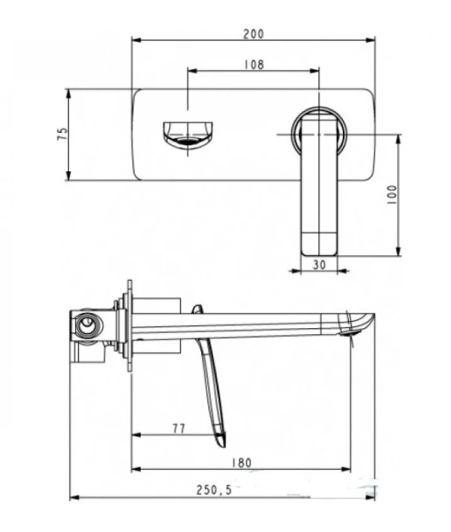 Смеситель для раковины Timo Helmi хром-белый 4071/00-16SM - фото 2