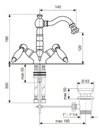 Смеситель для биде Emmevi Deco Ceramic 121614 - фото 4