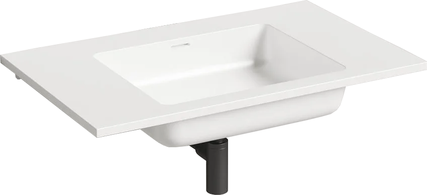 Раковина Salini Onda 80 см белый матовый - фото 1