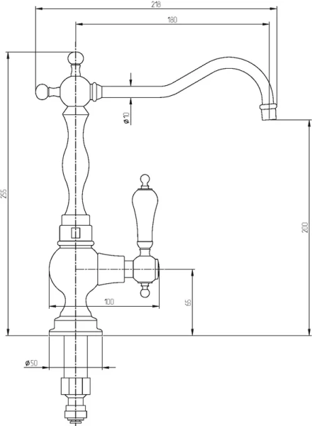 Кран Migliore Baron 1830 для питьевой воды - фото 4