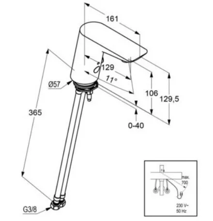 Смеситель для раковины Kludi Balance белый, для раковины - фото 2