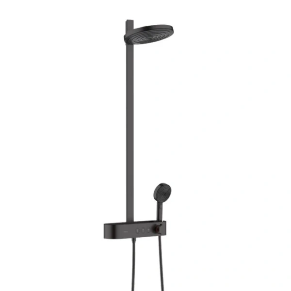 Душевая стойка Hansgrohe Pulsify черная матовая - фото 1