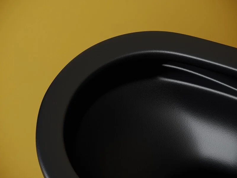 Унитаз подвесной Ceramica Nova Vogue черный матовый, в наличии - фото 9