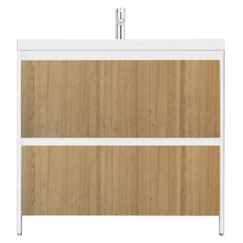 Тумба с раковиной напольная Velvex Klaufs tnKLA.90.2Y-61 90 см с двумя ящиками, моноблок - фото 5