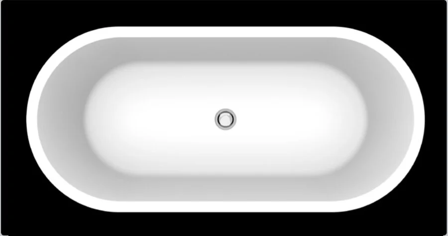 Ванна акриловая BelBagno 168х78 см отдельностоящая, 170x80 см - фото 4