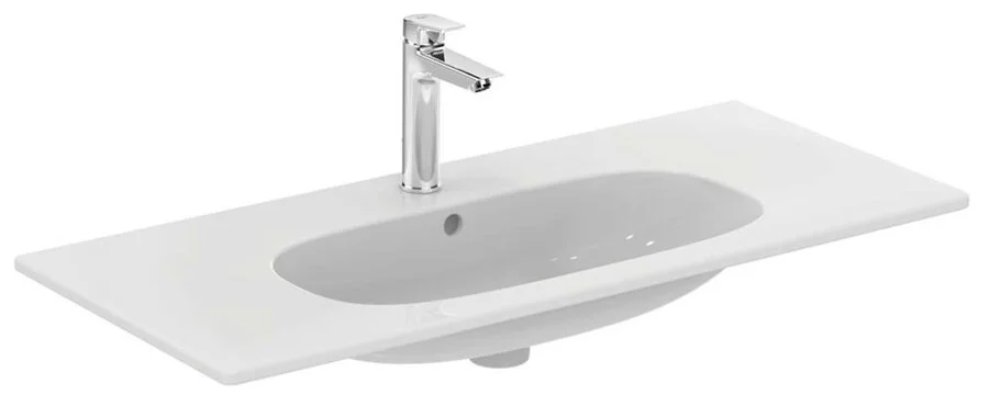 Раковина Ideal Standard Tesi 100 см белая матовая, подвесные, пристенные - фото 3