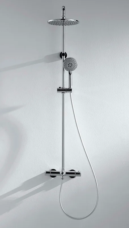 Душевая колонна с термостатическим смесителем для ванны Bravat Waterfall F639114C-A2-RUS - фото 2