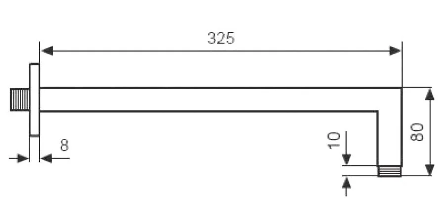 Кронштейн для верхнего душа Emmevi CRC00651 - фото 4