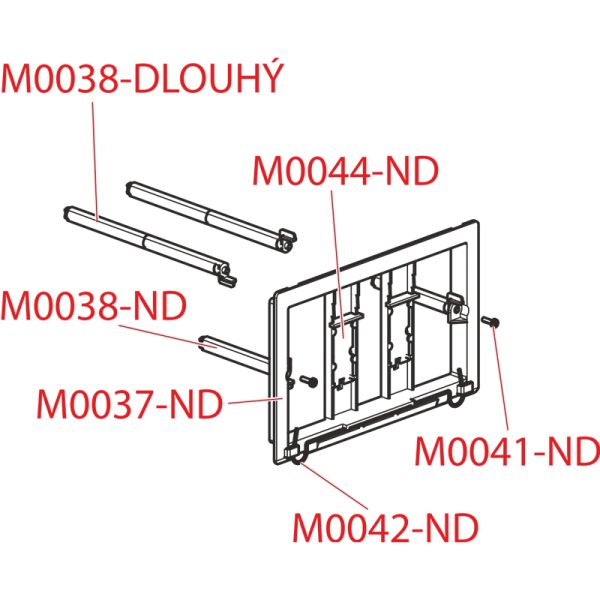 Клавиша смыва Alcaplast хром глянец - фото 3
