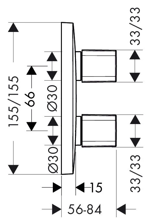 Переключатель для душа Hansgrohe PuraVida 15777 - фото 4