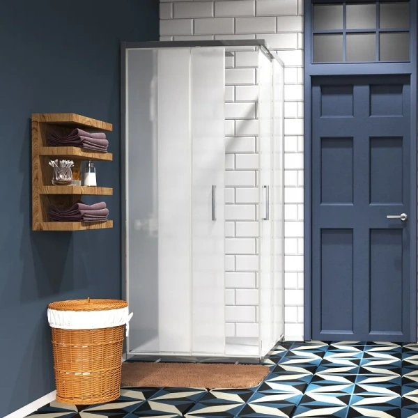 Душевой уголок WasserKRAFT Main 90х90 см профиль хром - фото 3