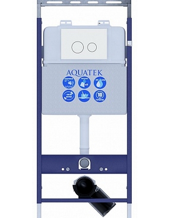 Инсталляция для унитаза Акватек EasyFix 51 INS-0000009 со звукоизоляционной прокладкой - фото 3