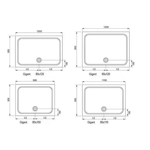 Душевой поддон Ravak Galaxy 100x80 см белый - фото 3
