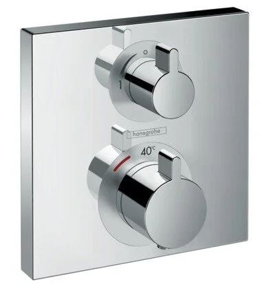 Смеситель для душа Hansgrohe Ecostat Square 15712000 термостатический