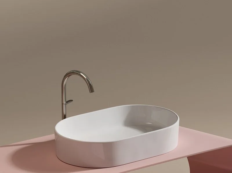 Раковина Ceramica Nova Element 60 см накладная белая, в форме чаши, круглой формы - фото 5