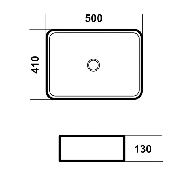 Раковина Grossman Falcon 50 см белая - фото 2