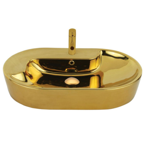 Раковина Creavit Topic 70 см золото - фото 1