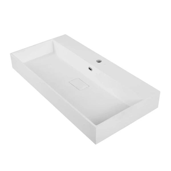 Раковина мебельная Cezares 90 см из искусственного мрамора index_1 - фото 3