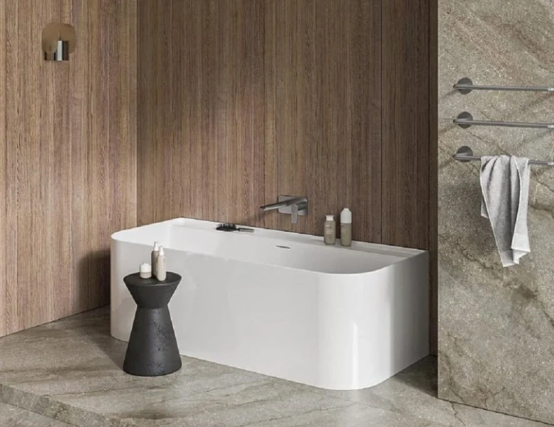 Ванна из искусственного камня Belux Атланта ВА-1700, 4810924281937, 170 x 75 см, белый - фото 1