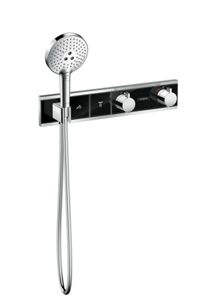 Смеситель для душа Hansgrohe RainSelect хром/черный, для душа - фото 2