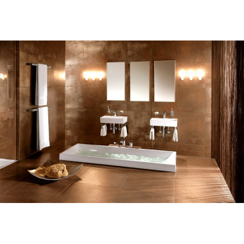 Ванна квариловая Villeroy & Boch Squaro 180х80 см белый alpin, без гидромассажа, большие, двухместные - фото 6