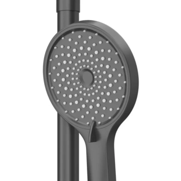 Душевая стойка Cezares Relax черный матовый, со смесителем - фото 8