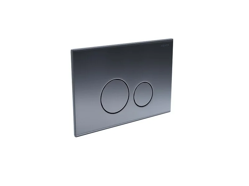 Клавиша смыва Акватек серый графит - фото 3