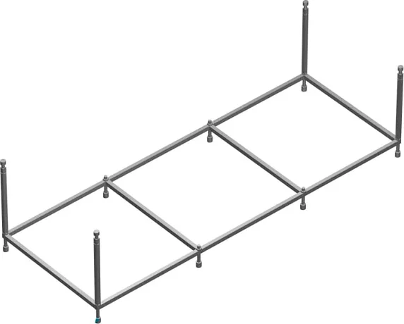 Монтажный комплект Roca Sureste 150х70 см к акриловой ванне - фото 1