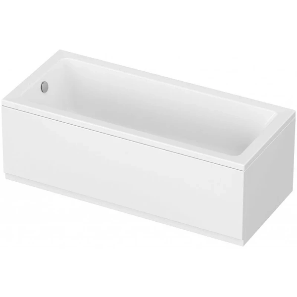 Ванна акриловая Cezares Plane Solo Mini-180-80-42-W37 180х80 см прямоугольная - фото 3