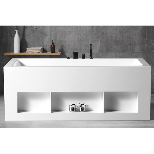 Акриловая ванна Abber 160х80 см прямоугольная - фото 2