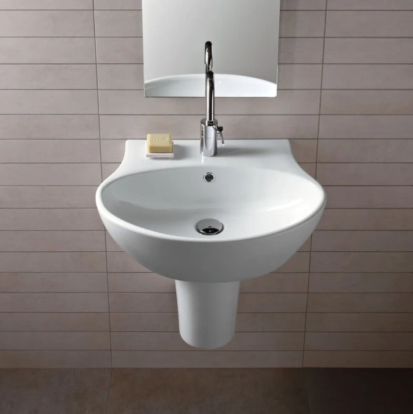 Раковина подвесная Hatria Nido Y0TT01 55х45 см - фото 2