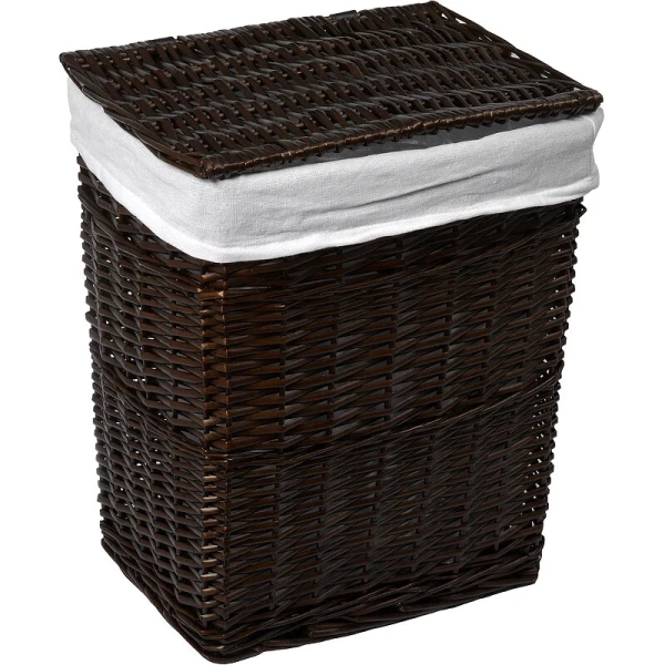 Корзина для белья WasserKRAFT Isar плетеная - фото 1