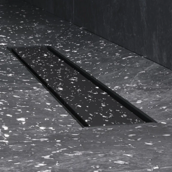 Душевой лоток Am.Pm MasterFlow 50 см черный матовый, с сухим затвором, с мокрым затвором - фото 6