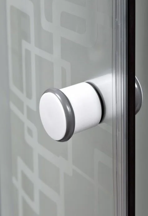 Душевая кабина Deto EM 90x90 см с сенсорным управлением, стеклянные, матовые, узорчатые - фото 7