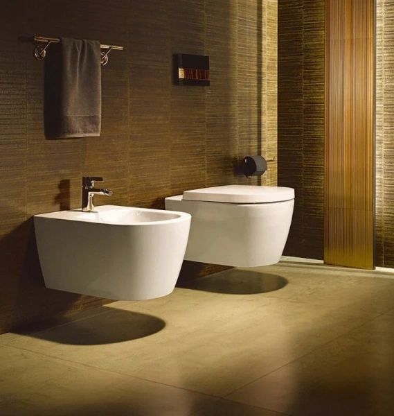 Унитаз подвесной Duravit ME by Starck rimless в комплекте - фото 3