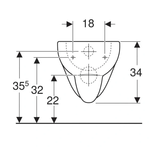 Унитаз подвесной Geberit Renova Nr.1 203040000 каскадный слив, с микролифтом - фото 8
