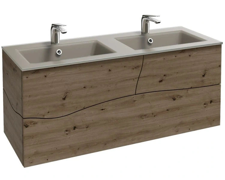 Раковина мебельная Jacob Delafon Sherwood 120 см матовый базальт, 120 см - фото 6