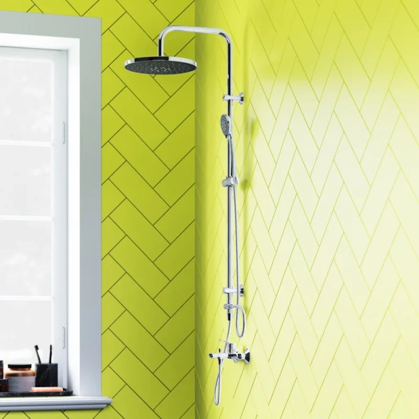 Душевая стойка Dorff Norma с тропическим душем, без излива - фото 5