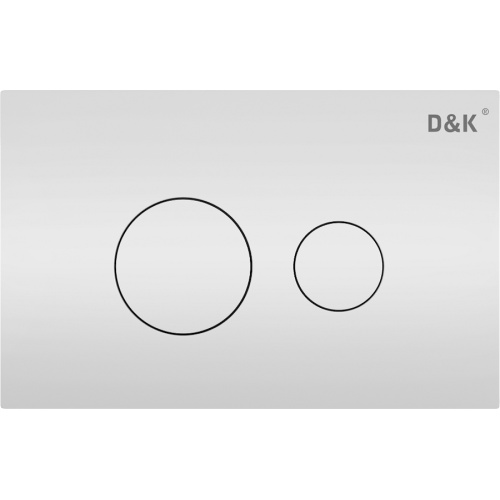 Клавиша смыва D&K Venice белая - фото 1