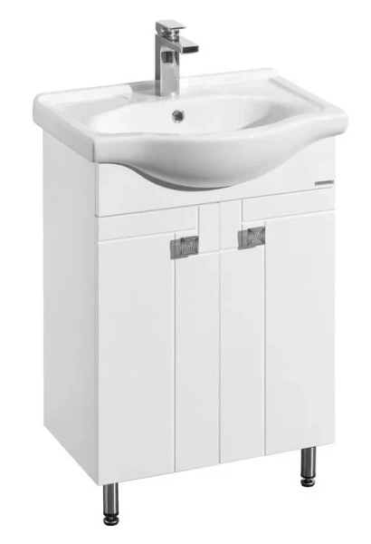 Тумба с раковиной напольная Акватон Фиджи 1A179601FG010 60 см с двумя дверками