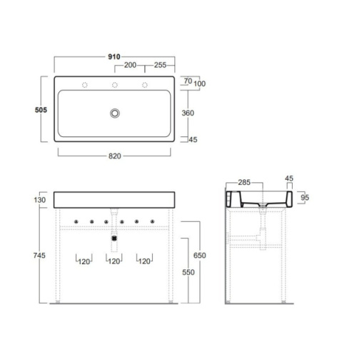 Схема, подвесные, накладные (на столешницу) - фото 2