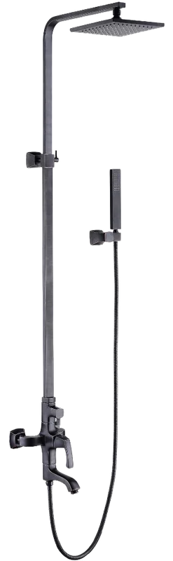 Душевая стойка, черная бронза Lemark Nubira LM6262ORB - фото 1